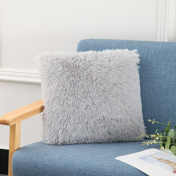 Soft Square Plush Throw Pillow Case Cushion Cover Pillowcase Home Sofa Decor